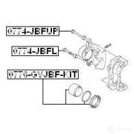 Поршень тормозного суппорта FEBEST 3823875 0776gvjbfkit 4056111059358 9 LJJH1Y - Изображение 2