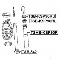 Пыльник амортизатора FEBEST 3830333 HBWF 6R tshbksp90r 4056111049175 - Изображение 2
