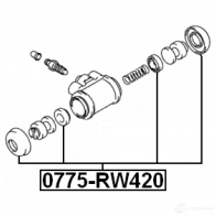 Ремкомплект суппорта FEBEST 3823871 WQI0 2W6 0775rw420 4056111084114 - Изображение 2
