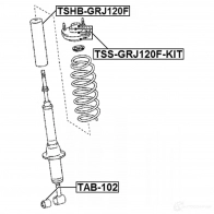 Пыльник амортизатора FEBEST QYD ZA 4056111091938 tshbgrj120f 3830328 - Изображение 2
