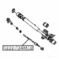 Рулевая тяга FEBEST 0222f24m18 4056111117874 3822167 VQC5 Z - Изображение 2