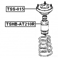 Пыльник амортизатора FEBEST tshbat210r YN TL5 3830319 4056111016214 - Изображение 2