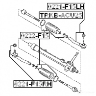 Рулевая тяга FEBEST 0222f15 3822166 WN8WCS 8 4056111102092 - Изображение 2