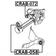 Подвеска, рычаг независимой подвески колеса FEBEST CRAB-072 8S 758 1440024480 - Изображение 2
