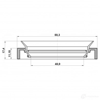 Сальник шруса FEBEST 4056111085326 3825413 95hay50801117l 5O 05DZ - Изображение 2