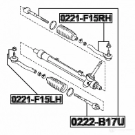 Рулевая тяга FEBEST R JN5YI 0222b17u 3822157 4056111113906 - Изображение 2