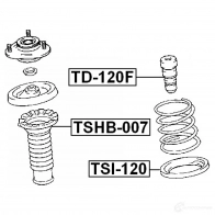 Пыльник амортизатора FEBEST 4056111010281 tshb007 3830299 Y 358CBI - Изображение 2