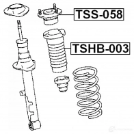 Пыльник амортизатора FEBEST 3830297 tshb003 4056111023076 WZU FL - Изображение 2
