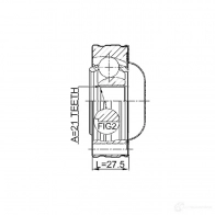 Шрус FEBEST 0711JB420SHA N6YW NON 4056111102016 1270595474 - Изображение 2