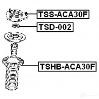 Крепление амортизаторов FEBEST JL FC2W tsd002 4056111032511 3830294 - Изображение 2