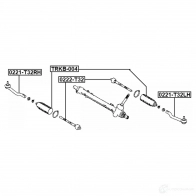 Наконечник поперечной рулевой тяги FEBEST 1440023932 0221-T32LH TAJK GMS - Изображение 2