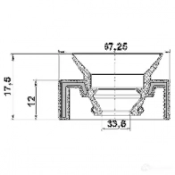 Сальник шруса FEBEST 4056111088372 95hay35671017r 3825397 ODB 9DR9 - Изображение 2