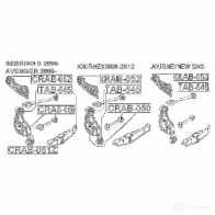 Сайлентблок FEBEST 4056111110363 crab052 SA ZM0 3825967 - Изображение 2