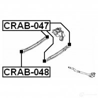 Сайлентблок FEBEST 3825963 4056111110332 F5MA A3A crab048 - Изображение 2