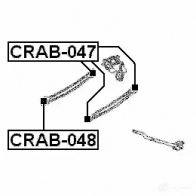 Сайлентблок FEBEST crab047 3825962 1 07HH 4056111110325 - Изображение 2