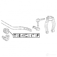 Втулка стабилизатора FEBEST 3830284 4056111047461 tsbuzs173f 4W D3YZ - Изображение 2
