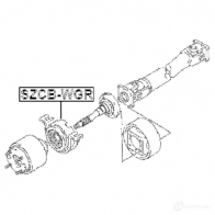 Карданный подшипник FEBEST 4056111097992 KO6U AHX szcbwgr 3829111 - Изображение 2
