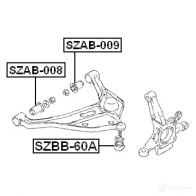 Ремкомплект шаровой опоры FEBEST C A4H3 szbb60a 4056111022734 3829109 - Изображение 2