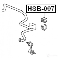 Втулка стабилизатора FEBEST 4056111003160 hsb007 U B2RJ 3826695 - Изображение 2