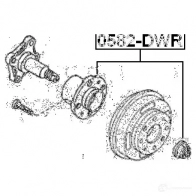 Ступица колеса FEBEST AY X9QR 4056111061184 3823748 0582dwr - Изображение 2