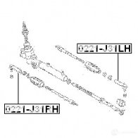 Рулевой наконечник FEBEST 3822133 0221j31rh Q2JP QY 4056111039558 - Изображение 2