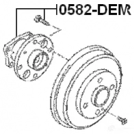 Ступица колеса FEBEST 4056111069234 CODRY 0 0582demr 3823746 - Изображение 2