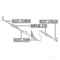 Рулевой наконечник FEBEST G MBX3 4056111053783 3822128 0221j10lh - Изображение 2