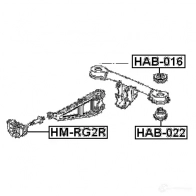 Крепление дифференциала FEBEST 9R 5NVL 3826678 4056111070643 hmrg2r - Изображение 2
