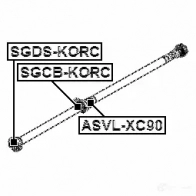 Карданный подшипник FEBEST sgcbkorc 1270614414 SEBY6 C 4056111122625 - Изображение 2