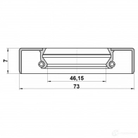 Уплотнение ступицы колеса FEBEST 95gdy48730707x DRI 3EZ 3825382 4056111050188 - Изображение 2
