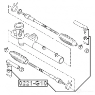 Рулевой наконечник FEBEST 0221g10 3822125 4056111076072 EWL 0AB - Изображение 2