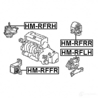 Подушка двигателя, опора FEBEST 4056111045672 hmrffr V CL78K 539475108 - Изображение 2