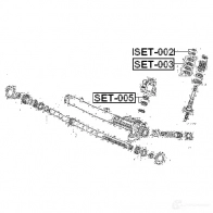 Ремкомплект рулевой рейки FEBEST 1270614340 set005 T 903K 4056111105864 - Изображение 2