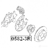 Ступица колеса FEBEST 3823730 4056111042398 7 V0XW 05823r - Изображение 2