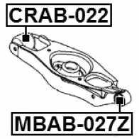 Сайлентблок FEBEST crab022 4056111086507 VD 6JCAJ 3825937 - Изображение 2