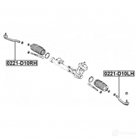 Рулевой наконечник FEBEST 0221d10rh 1439402925 N12W E - Изображение 2