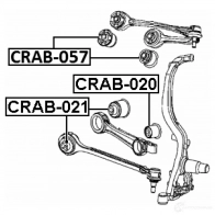 Сайлентблок FEBEST 3825935 crab020 4056111086491 3 U5JNH0 - Изображение 2