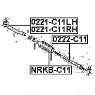 Рулевой наконечник FEBEST 3822120 8OXQ PN4 0221c11rh 4056111061344 - Изображение 2