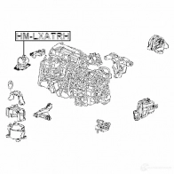 Подушка двигателя, опора FEBEST 1270606930 hmlxatrh 4056111115276 F UWEMA - Изображение 2