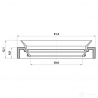 Уплотняющее кольцо, дифференциал FEBEST GD QO92 1440023538 95GDW-41610712C - Изображение 2
