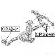 Втулка рессоры FEBEST 4056111069937 3825930 crab015 K SM2K - Изображение 2