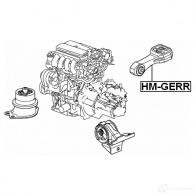 Подушка двигателя, опора FEBEST GOJZ D hmgerr 4056111110912 3826673 - Изображение 2