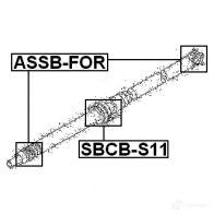 Карданный подшипник FEBEST 3828976 BIR B27 sbcbs11 4056111073187 - Изображение 2