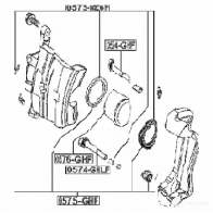 Ремкомплект суппорта FEBEST 1X 2RRM 0575mz6f 3823702 4056111104089 - Изображение 2