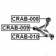Сайлентблок FEBEST K7T YD crab009 4056111070001 3825925 - Изображение 2