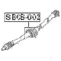 Карданный подшипник FEBEST D5 FMSA sbcb002 4056111010380 3828974 - Изображение 2