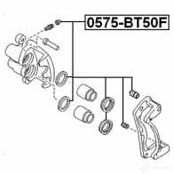 Ремкомплект суппорта FEBEST 4056111065878 08CY C 0575bt50f 3823686 - Изображение 2