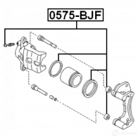 Ремкомплект суппорта FEBEST 4056111083674 WX36L ZK 0575bjf 3823684 - Изображение 2