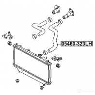 Шланг радиатора FEBEST ICW 8Z 05460-323LH 1440022930 - Изображение 2