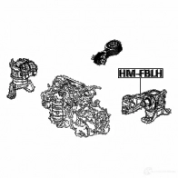 Подушка двигателя, опора FEBEST 1424863066 hmfblh 4056111121291 0M ENZ - Изображение 2